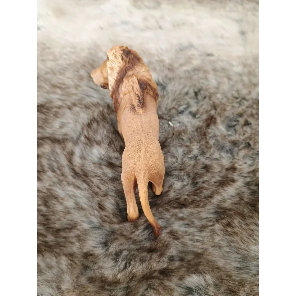 Realistic Schleich Lion Figurine Wildlife Animal Collectible Durable Plastic Toy